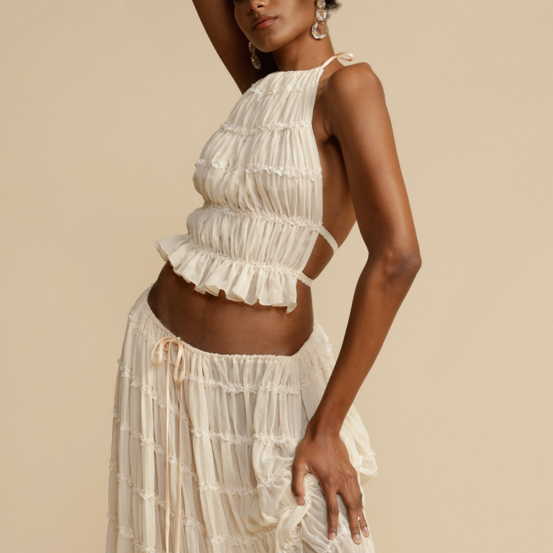 Wendy | Halter top en rok set